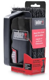 Weber Scubber Grillrost-Schrubber, Schwarz