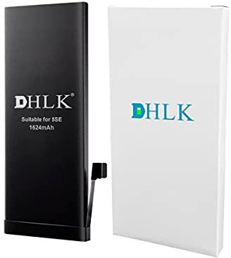 DHLK Battery compatible with iPhone SE - Optimal performance, Extended life/Capacity 1624 mAh [2 Years Guarantee]