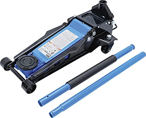 BGS 7873 | Rangier-Wagenheber | 3,0 t | hydraulisch | Doppelhubkolben-Mechanik | Hubhöhe 75-510 mm