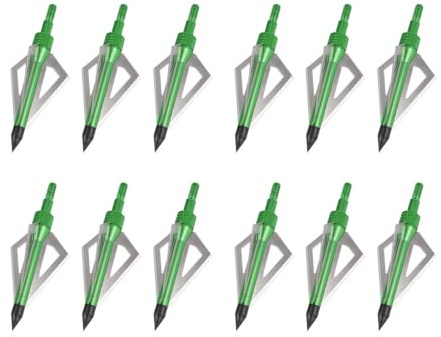 ELONG OUTDOOR 12X Pfeilspitzen Jagdspitzen für Armbrust Erwachsene Jagd Pfeile für Bogenschießen und Pfeil und Bogen Erwachsene Pfeilspitzen Bogenschießen