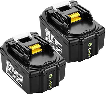 2 Stück 18V 5000mAh 5,0Ah Li-Ion Ersatzakku für akku Makita BL1850 BL1840 BL1830 BL1815 194309-1 LXT400 für Makita Akku 18V