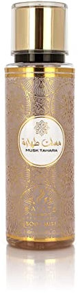 AYAT PERFUMES – Brume Corporelle Parfumée MUSK TAHARA 250 ml - Body Mist Brume Corps Senteur Orientale Arabian Fragrance Pour Femme – Fabriqué à Dubaï