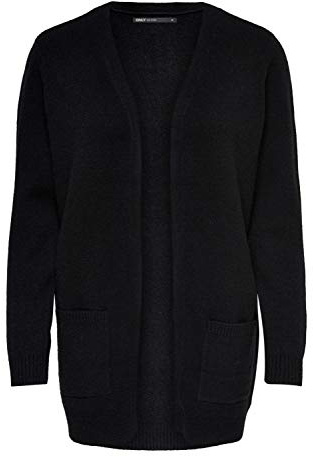 ONLY Female Strickjacke Cardigan, Farbe:Schwarz, Größe:M