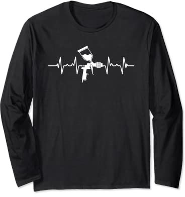 Karosseriemaler, Herzschlag, Autoliebhaber Langarmshirt