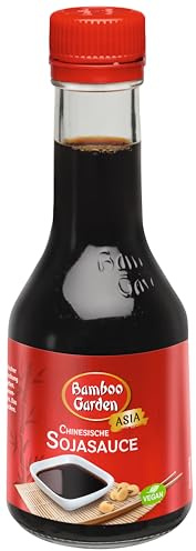 Bamboo Garden - Chinesische Sojasauce | 200 ml in der Glasflasche | Würzsauce für Fleisch, Geflügel, Gemüse und vieles mehr
