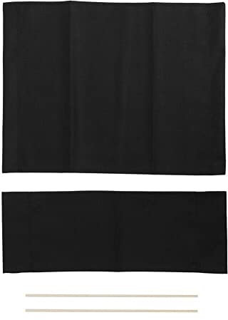 Lioaeust Strandstuhl-Klappbezug, waschbar, Sitzbezüge-Set, für Regiestuhl, Ersatzbezug aus , Polyestertuch (schwarz)