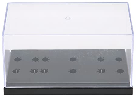 Caja de Agujas para Tocadiscos, Caja de Almacenamiento de Cabezal de Fonógrafo Caja de Muestra de Exhibición de Estante de Aguja Larga