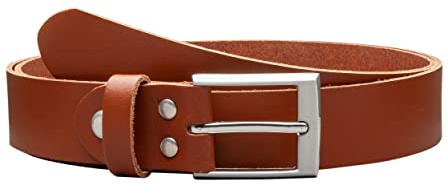 Vascavi Ledergürtel echt Leder, 3 cm breit und ca. 0.25 cm stark, Gürtel, Hüftgürtel, Jeansgürtel, Made in Germany