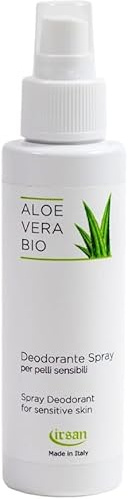 irsan Desodorante Spray Aloe Vera Bio y Vegano 100%, indicado para las pieles más sensibles. 100 ml