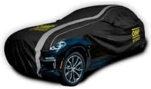 OMP Speed Funda Cubre Coches Exterior/Interior, Impermeable, 4 Capas para SUV Talla M, 433X185X145 cm