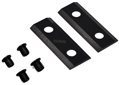 2 coltelli reversibili compatibili con BAUSPAR 1100 1200, BONUS BioTec 2400 2500, CMI 2500 trituratore