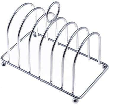 KanaAt Portapane tostato in acciaio inossidabile Ristorante Portapane domestico 6 fette Espositore for utensili for ristorante Accessori chen for ristorante
