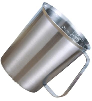 Garneck Stainless Steel Measuring Cup Cup Scales for Baking Tasks Use As for Easy Pouring Thickened Design for Durability