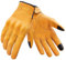 Guantes Moto Hombre Guantes de Cuero auténtico for Motocicleta, Guantes de Motocross Amarillos Vintage, Guantes de Motociclista de Piel de Cabra con Pantalla táctil Transpirables Guantes Moto (Color
