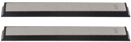 sourcing map 2pcs Diamond Sharpening Stone Set 240 Grit for Scissors Kitchen Tools