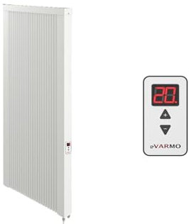 eVARMO Areo Direct Up 1500 W Elektroheizung Wandmontage - Elektrische Heizung Smart Home - App steuerbare Heizung ohne Hub - Digitales Thermostat - Energiesparender Elektroheizkörper
