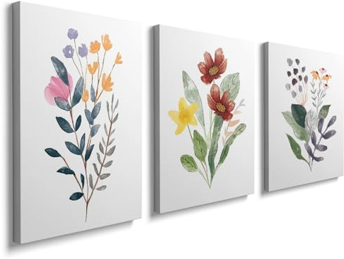 prinfantasy Canvas Wall Art for Living Room Modern Artwork Nature Plants Bathroom Pictures Bedroom Wall Decor Family Prints Paintings Hallway Kitchen Office Home Decorations GYH0129