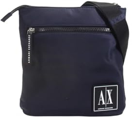 Armani Exchange (XM000105-AF10336-UB100 Herren-Umhängetasche dunkelblau, stilvoll, funktional, mit Reißverschluss, verstellbar, bequem, modisch OS