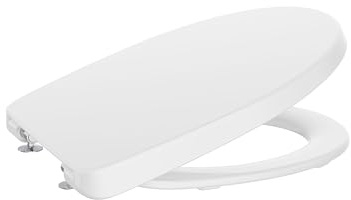 Roca A801E62001- Tapa y Asiento de Suparlit® para inodoros VICTORIA-N COMPACTO con caída amortiguada blanca. Valida para inodoros VICTORIA-N con acabado RIMLESS®, modelo 2025