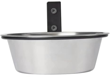 Bol à Chiens Mural, Bols de Chats surélevés en Acier Inoxydable de 6, 5 Pouces avec Support Pliable, Bol Nourriture Robuste et Stable, Eau Chat pour la Maison