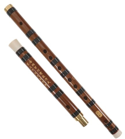 LOLIPPYY Dizi Flöte Traditionelles Musikinstrument Klassisches Musikinstrument Kinderflöte Chinesische Flöte Tonart C Musikflöteninstrument Bambusflöte Tonart C