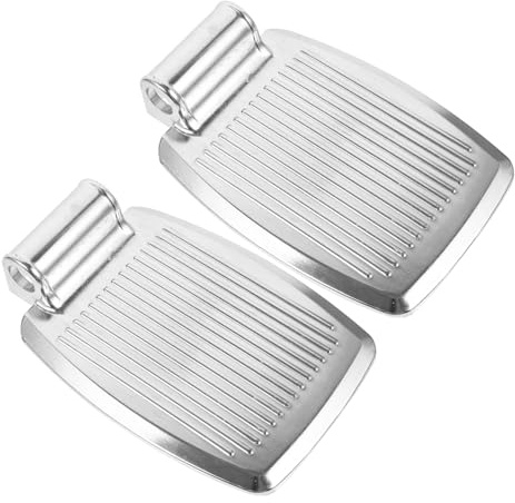 UPKOCH Rollstuhl Fußstütze Verstärkte Aluminium leg Pads mit Rutschfester Oberfläche Robuste Beinauflage für Ältere Menschen und Mobilitätshilfen Kompatibel mit Verschiedenen