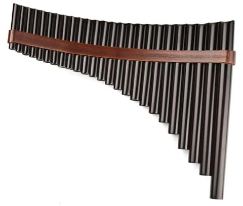 Handgefertigtes Holzblasinstrument Panflöte in C Tonart geeignet für Anfänger und Profis(25-RIGHT-C)