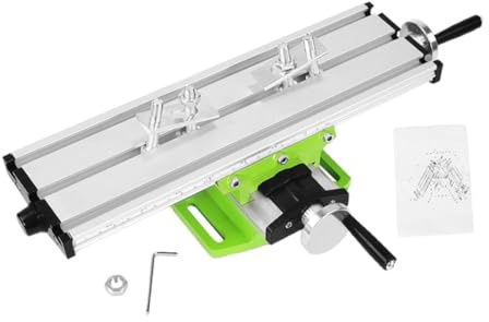 TOVINANNA Multifunction Mini Drill Stand Worktable Cross Slide Bench Rack for Small Bench Drills Milling Machines Workshops Home Use