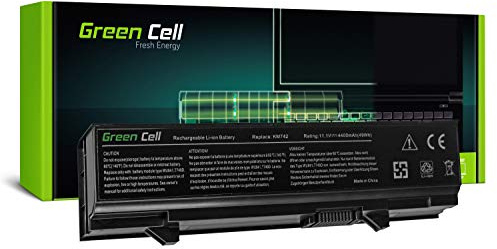 Green Cell Standard Series KM668 KM742 KM752 KM760 Laptop Battery for Dell Latitude E5400 E5410 E5500 E5510 (6 Cells 4400 mAh 11.1 V Black)