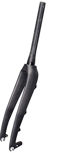 Fahrradgabel Ultraleichte MTB Carbon Fahrradgabel 26 27,5 Zoll Fahrradgabeln Kohlefasergabel Federgabel Starre Gabel Fahrrad Vorderradgabel Scheibenbremse 1-1/8Qr 400G, 27,5 Zoll TT