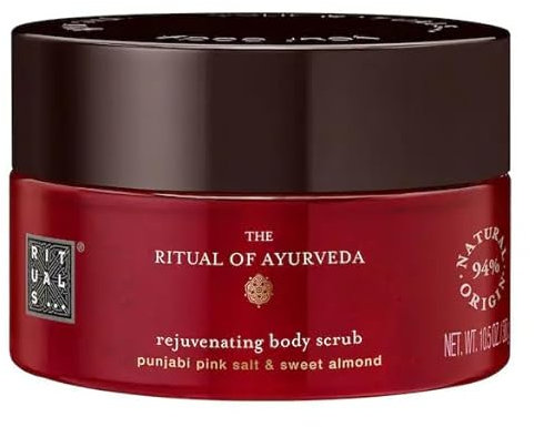 Rituals The Ritual of Ayurveda Rejuvenating Body Scrub Indian Rose & Punjabi Pink Salt & Sweet Almond 125 g