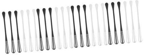 Ciieeo 24pcs Mini Whisk Portable Manual Kitchen Stirrer for Blending Beating and Frothing for Sauces Batters and Preparation Safe Material