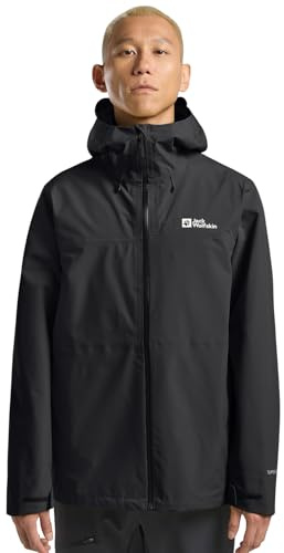 Jack Wolfskin Herren Highest Peak 3l Jkt M, Schwarz, 3XL EU