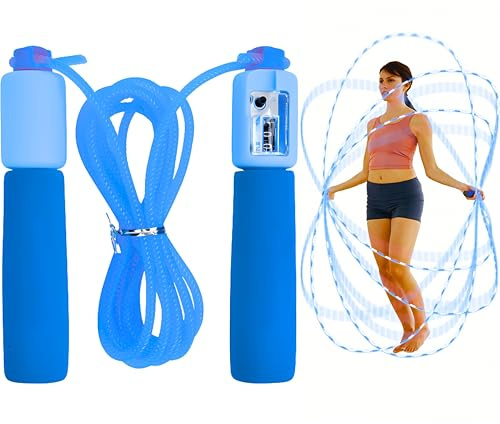 SGM 9301 Jump Rope,Number Counter Fitness Lose Weight Adjustable Skipping Jump Rope for Men Women and Kids