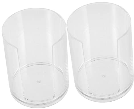 Anneome Porta Bicchieri Di Carta Usa e Getta Design Elegante, Portabicchieri Da Scrivania in Plastica Resistente, Organizer Per Bicchieri Da Caffetteria e Bar, Set 2 Pezzi Per Uso Domestico Ed Eventi