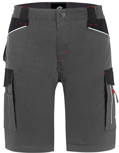 BWOLF Daytona Short de Travail Homme, Stretch Résistant, Multi-Poches Fonctionnelles, Confort Idéal pour Chantier, Artisan, BTP