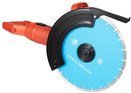 3000W Scanalatrice per Tracce Muro A Umido e A Secco 3800 Giri/min Scanalatore per Tracce Muro 35cm Diametro Della Lama Tracciatrice per Muri Rotazione di 180° Profondità di Taglio 13,5cm