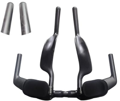 Fiber Bike TT Rest Lenker Clip-On Aero Bars Erweiterung Triathlon Zeitfahren Radfahren Teile(New 420MM)