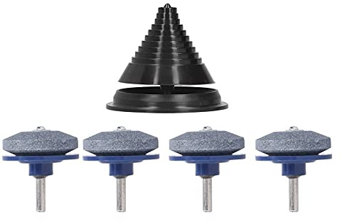 Affûteur de lame de tondeuse à gazon, Kit de fixation de perceuse, équilibreur de puissance, appareil manuel, accessoires de jardin, adapté à la plupart des perceuses électriques,