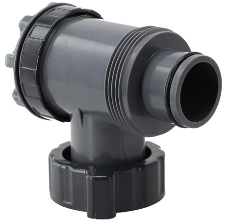 BildeeMait Plunger Valve for Replacement Swimming Pool Filter Pump for 38mm Hose, 1-1 2 2-1 2 Fittings