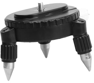 Fzaqwen Leveling Adapter Base, Fine Adjustment Support, Leveling Bracket, Heavy-Duty Tripod Accessories, 360° Rotation for Construction