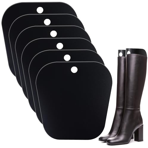Ruisita 6 Pack (3 Pairs) Reusable Boots Tall Support Boot Shapers Form Inserts for Preventing Bending and Creasing