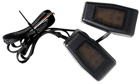 Riloer 1 paire de feux arrière à LED compatibles avec Hayon, compatible avec Jeep Wrangler JK 2007-2017, ABS + feu stop/feu de recul/feu de conduite à LED