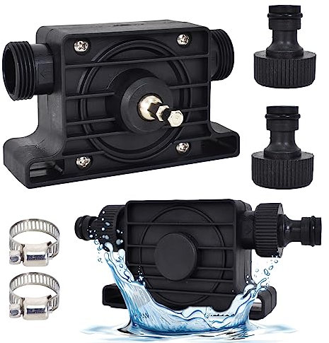 Pompe Sur Perceuse Électrique Auto-amorçante Pour Liquides, Huile, Eau - Mini Pompe à Essence Pour Maison, Jardin, Piscine, Fontaine