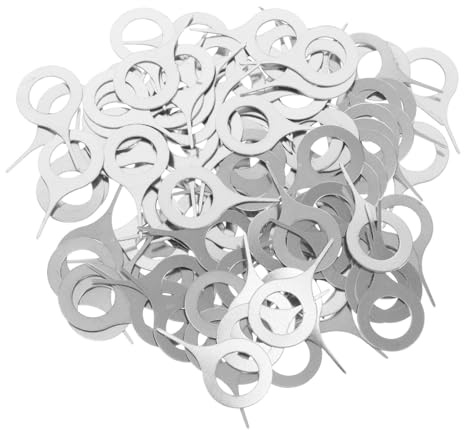 SEWACC 100 Pièces Outils de Retrait de Carte Sim Aiguilles Universelles Acier Inoxydable pour Éjection Rapide de Carte Sim Accessoires Pratiques pour Smartphones