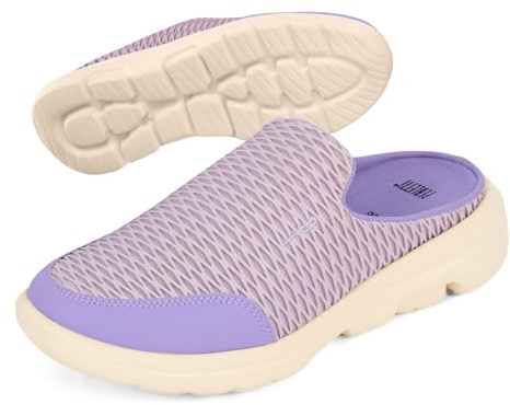 PERLETTI Sandalias Deportivas Mujer Cómodas y Ultra Ligeras - Zapatillas Sneakers Slip On con Suela Antideslizante y Plataforma - Sandalias de Vestir Cerradas para Mujeres Exterior Casa