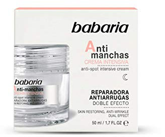 Babaria - Crema De Cara Mujer Y Hombre | Crema Rosa Mosqueta Quita Manchas | Antimanchas Facial Todo Tipo De Pieles | Belleza Mujer Uso De Noche Con Efecto Reparador