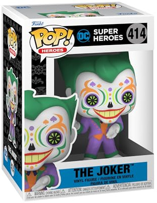 Funko Pop! Heroes: Dia De Los DC - The Joker - DC Comics - Vinyl-Sammelfigur - Geschenkidee - Offizielle Handelswaren - Spielzeug Für Kinder und Erwachsene - Comic Books Fans