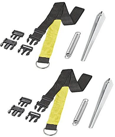 ProPlus 361728 Abspannset Abspannband 2 x 3 Meter mit Erdankern für Vorzelt Markise Wohnmobil Wohnwagen