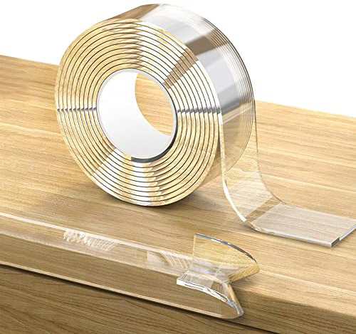 Loiion Kantenschutz Baby Klar 3m, Extra Stark Transparent Weich Tischkantenschutz, Selbstklebend Eckenschutz und Kantenschutz, Nano Spurloses Klebebänder, für Kühlschranks, Sinks, Glastisch Möbel